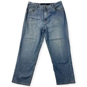 Baggy Nautica Men Jeans Retro Relaxed Fit Streetwear Skater 90s Grunge 36x30 Y2K